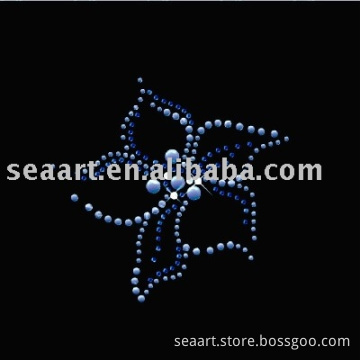 flower rhinestone/rhinestud transfer